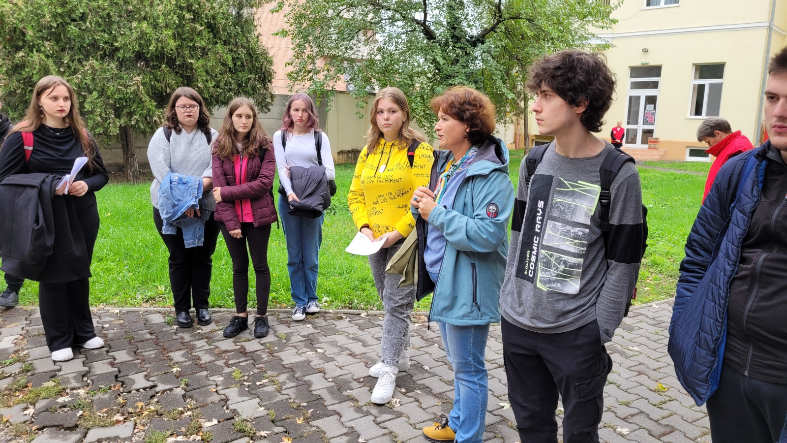 Vizita Elevilor Liceului Catolic Sf. Ladislau la Caritas