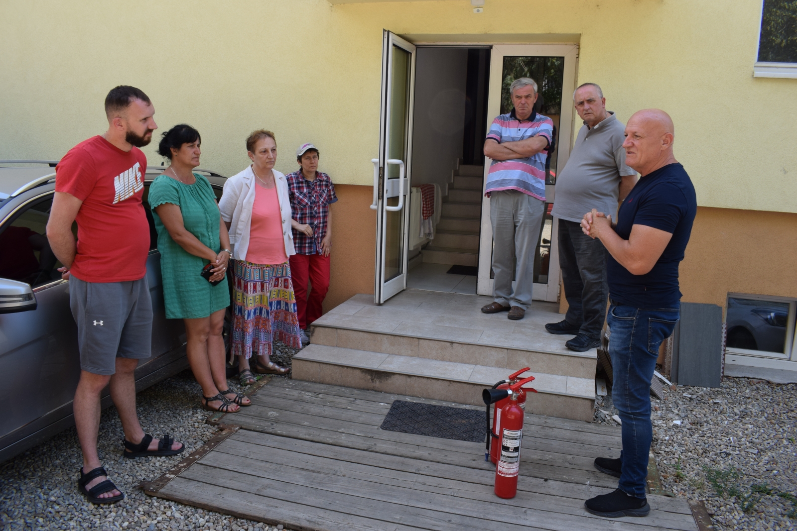 Fire-protection exercise at Caritas headquarters